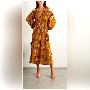 Ulla Johnson- NWT Noemi Dress is Amber. Size Small Petite.